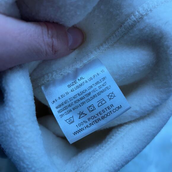 Hunter Womens 8-10 Tall Boot Fleece Liners Socks Cozy Warm Winter - Picture 5 of 6